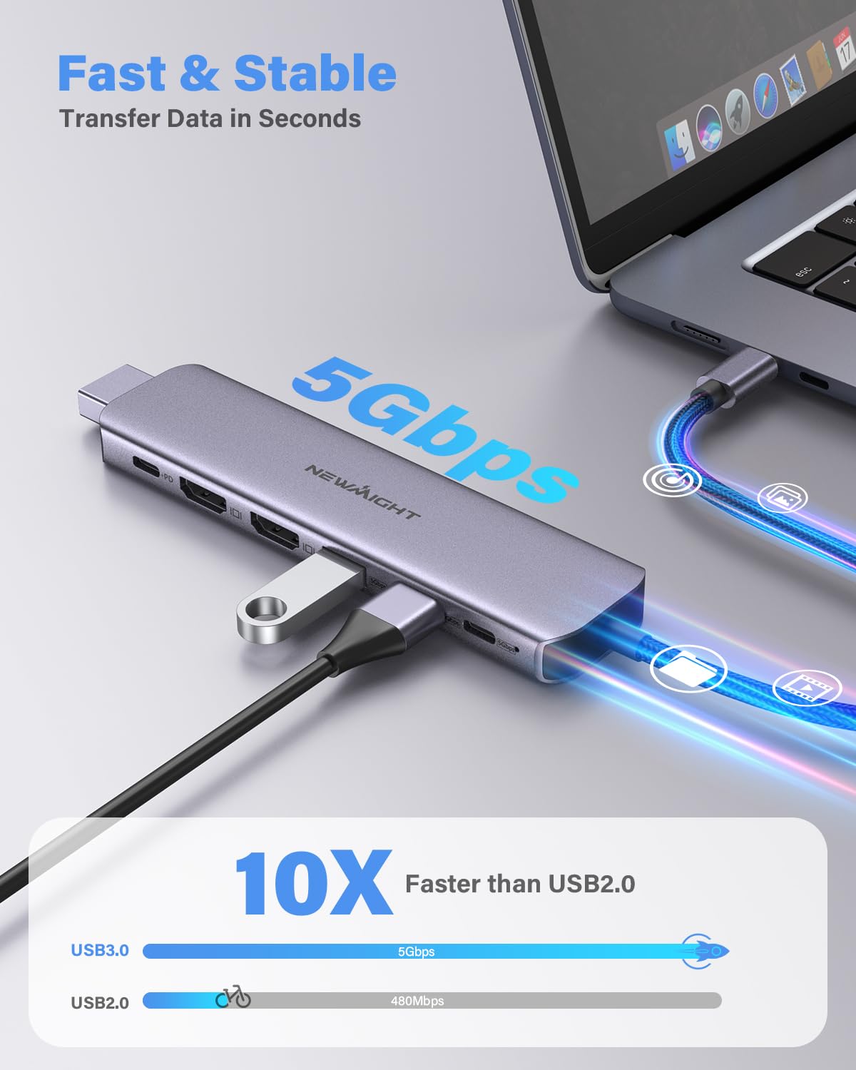Mg Docking Station 6IN1 Type C TO Hdmi MGHB02 Mg Docking Station 6IN1 Type C TO Hdmi MGHB02