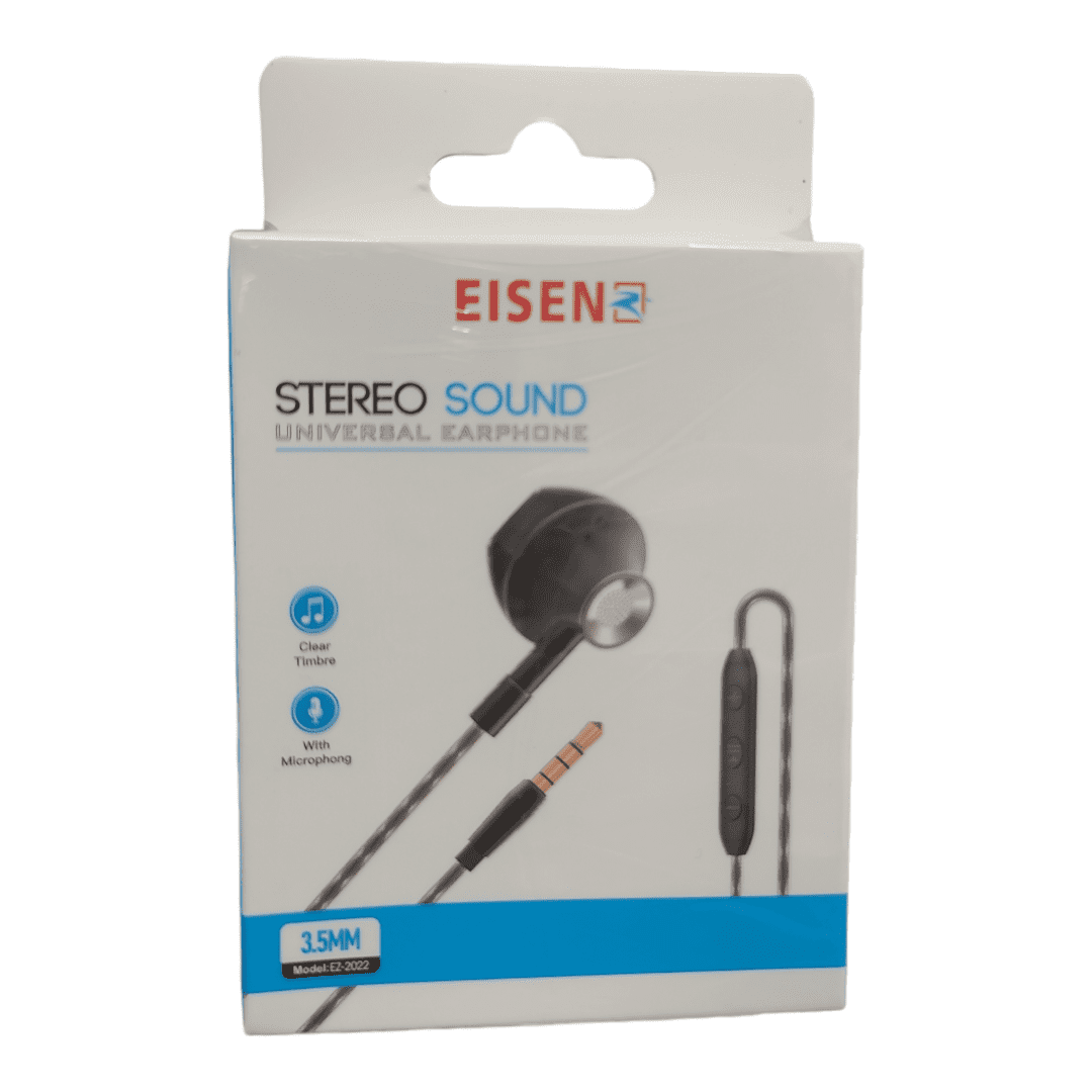 EISEN Stereo Sound Universal Earphone EZ2022 - 3.5 mm jack EISEN Stereo Sound Universal Earphone EZ2022 - 3.5 mm jack
