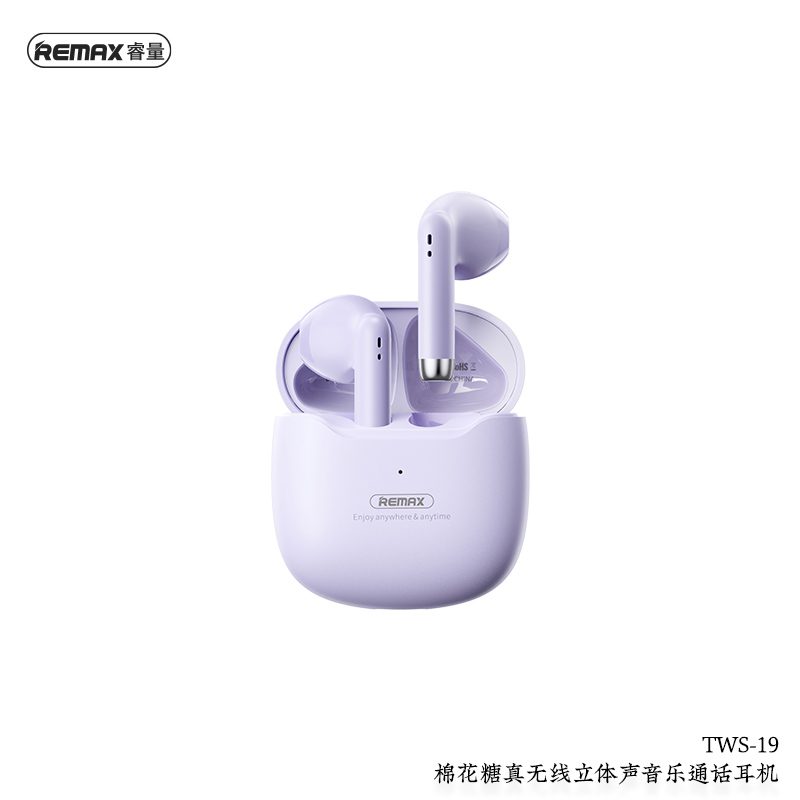 EMAX Marshmallow Series True Wireless Stereo Earbuds for Music&Call TWS-19 Puple EMAX Marshmallow Series True Wireless Stereo Earbuds for Music&Call TWS-19 Puple