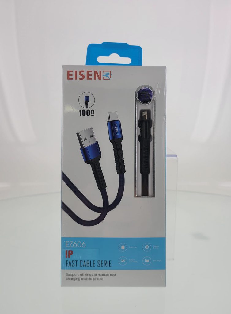 Eisenz 1M USB to Lightning Cable - EZ606 Eisenz 1M USB to Lightning Cable - EZ606