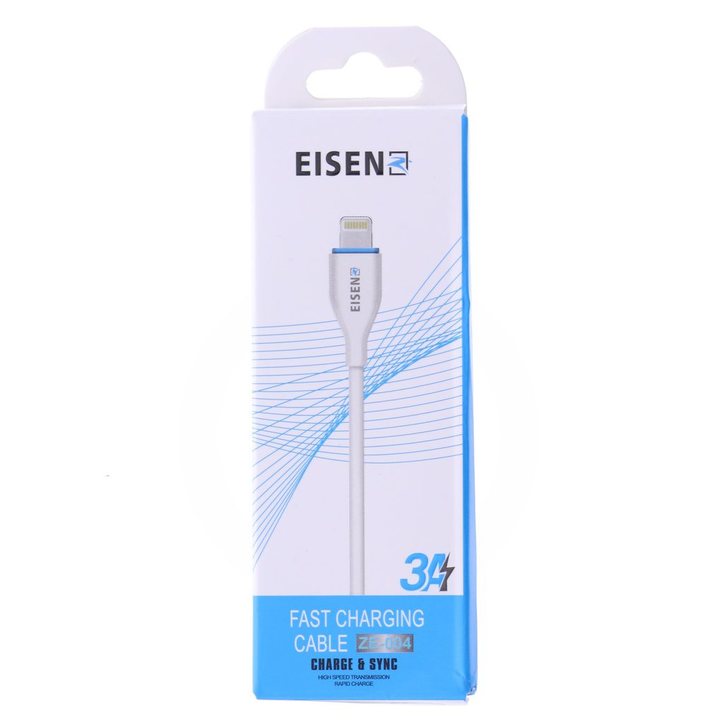 Eisenz 3A Fast USB to Lightning Cable - ZE-004 Eisenz 3A Fast USB to Lightning Cable - ZE-004