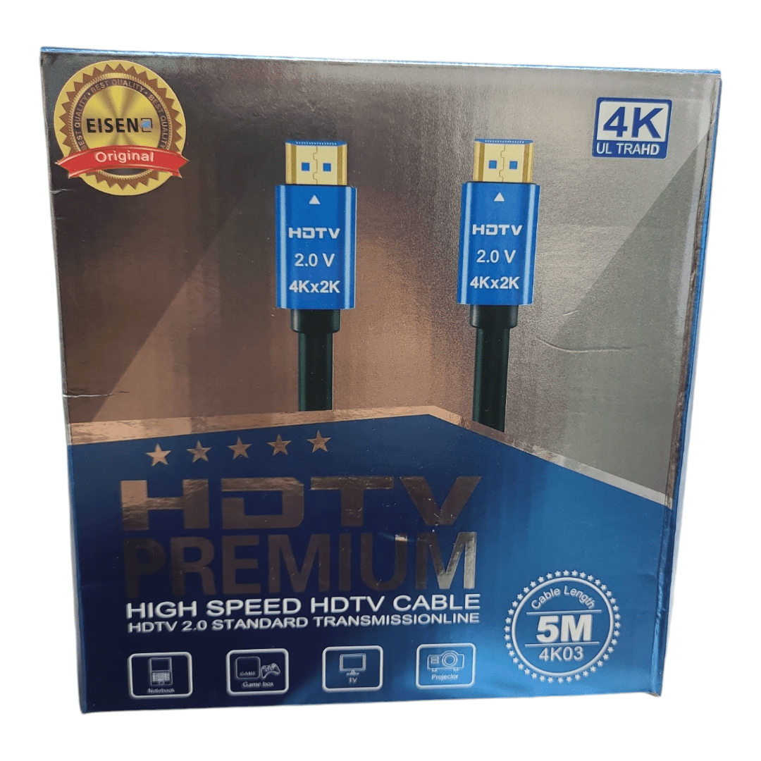 Eisenz HDMI Premium Cable 5M HDTV 2.0 - 4K03 Eisenz HDMI Premium Cable 5M HDTV 2.0 - 4K03