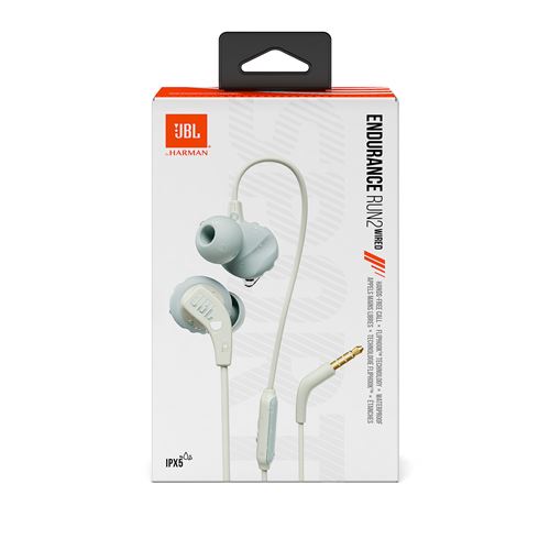 JBL Endurance Run 2 Wired White JBL Endurance Run 2 Wired White