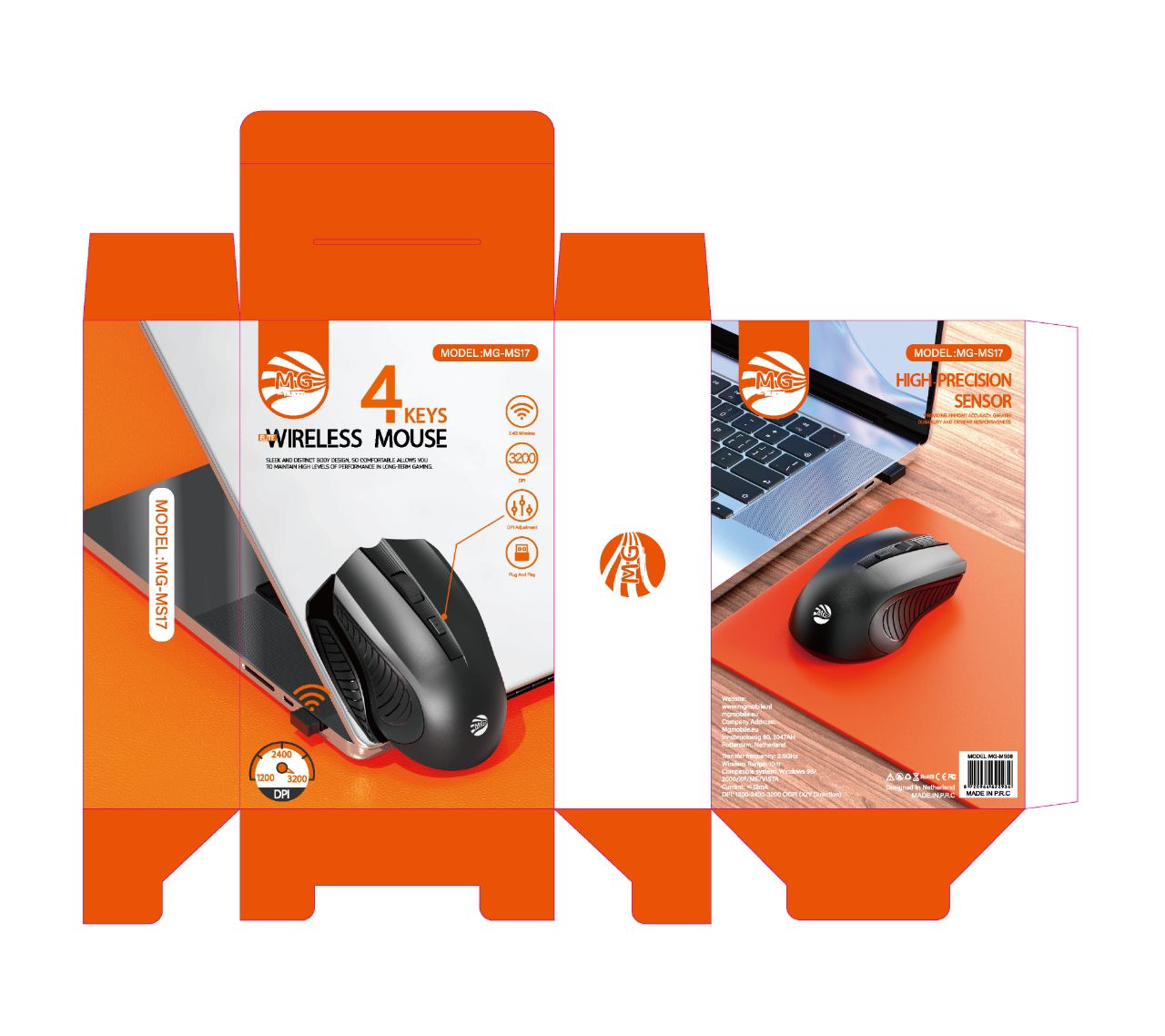 MG 4 keys Wireless Mouse MG-MS17 MG 4 keys Wireless Mouse MG-MS17