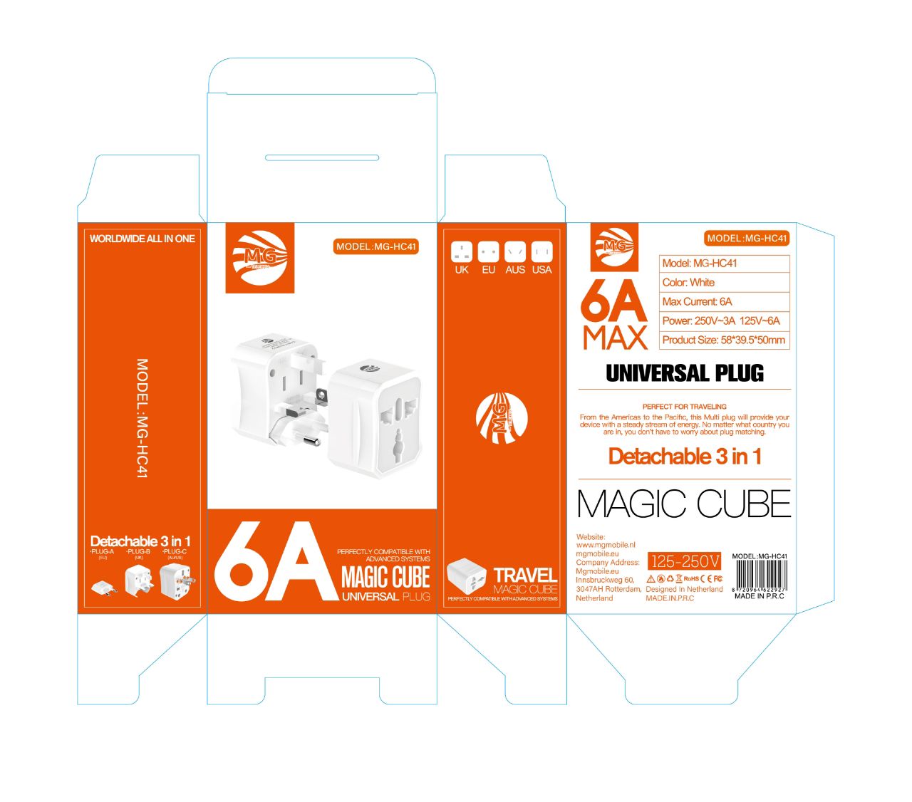 MG 6A Magic Cube Universal Charger MGHC41 MG 6A Magic Cube Universal Charger MGHC41
