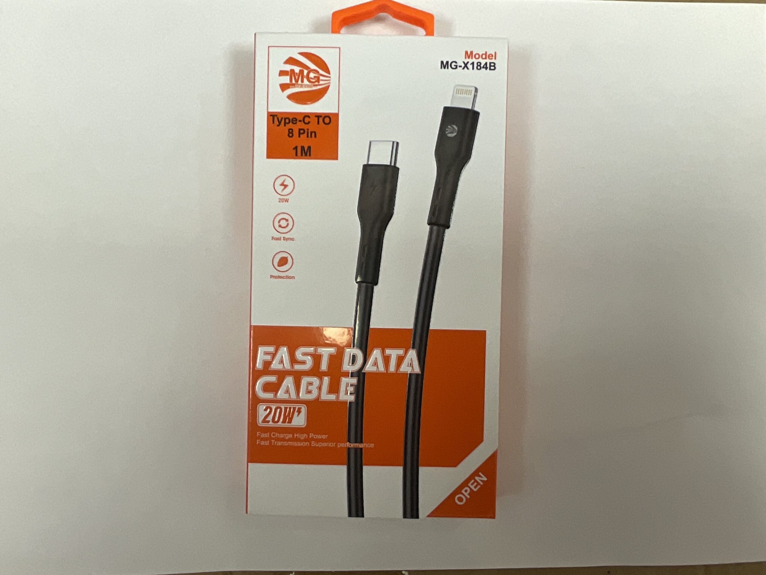MG Fast Data cable Type C-L 20W MG-X184B MG Fast Data cable Type C-L 20W MG-X184B