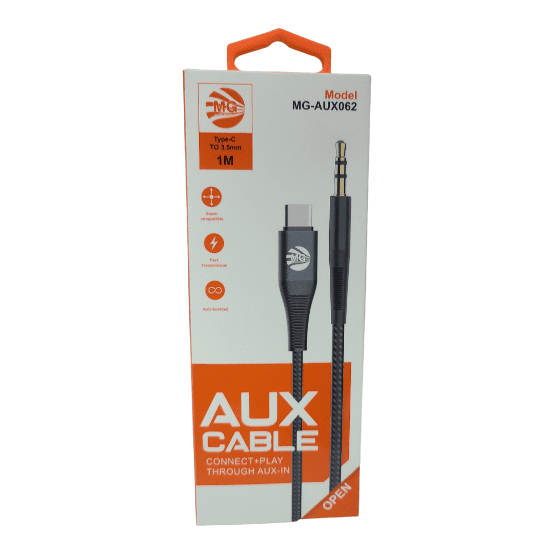 Mg Aux type C To Aux Cable MGAUX066 Mg Aux type C To Aux Cable MGAUX066