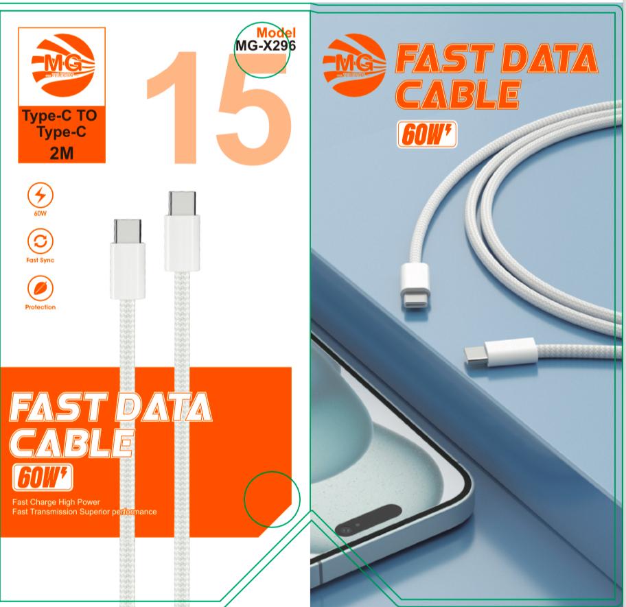 Mg Type C To Type C Cable 2M MG X296 Mg Type C To Type C Cable 2M MG X296