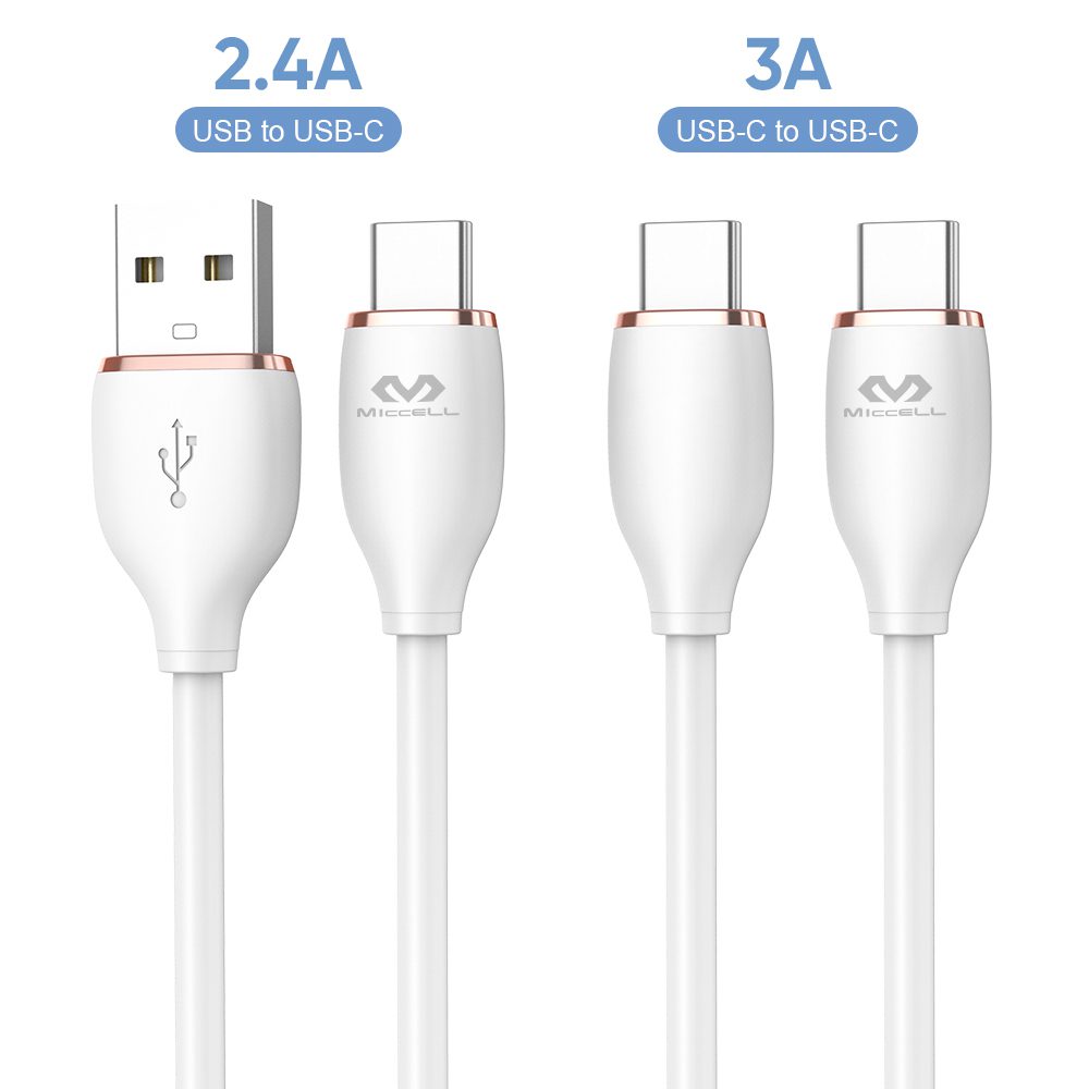 Miccell Usb To Type C 6A Fast Charge 1.5m VQ-D09 Miccell Usb To Type C 6A Fast Charge 1.5m VQ-D09