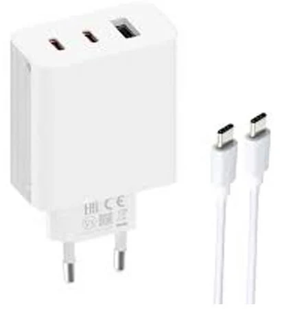Xiaomi Charger 67W GaN 2C1A WHITE BHR7493EU Xiaomi Charger 67W GaN 2C1A WHITE BHR7493EU